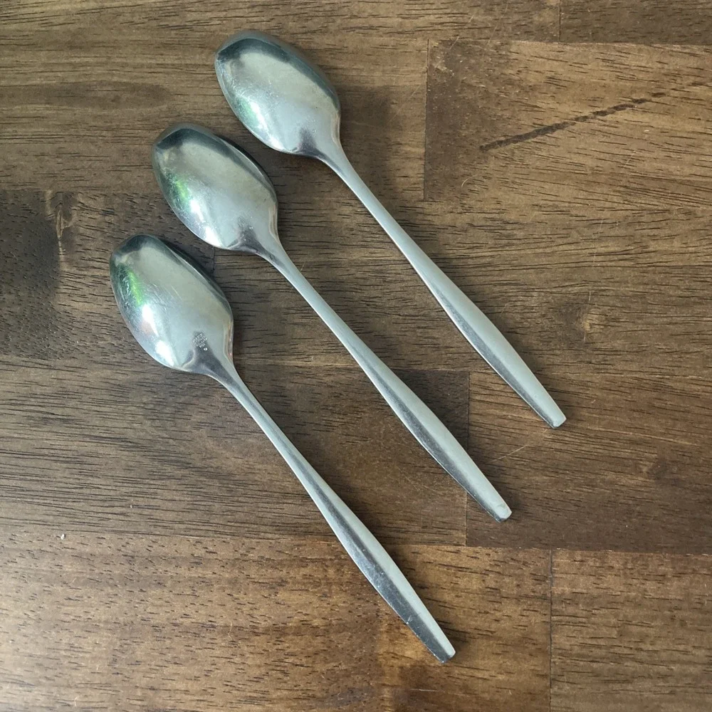 Dansk Germany VARIATION V Set of 3 Soup Spoons 8 1/8 